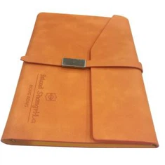 பகல் திட்ட அமைப்பாளர் தனிப்பயன் லோகோ லெதர் நோட்புக்